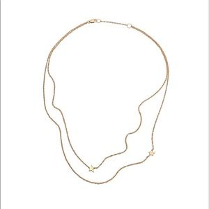 Jennifer Zeuner double star necklace